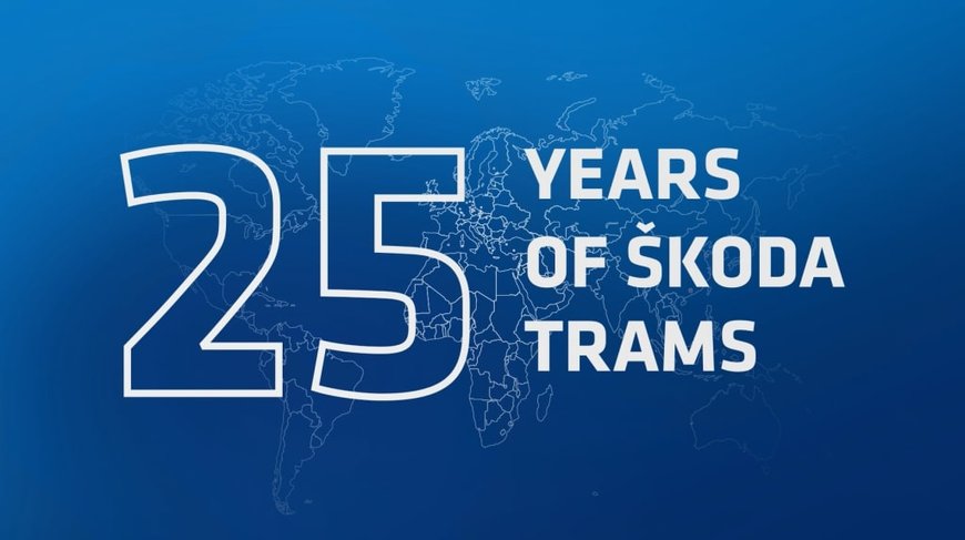 Škoda trams celebrate their 25th birthday
